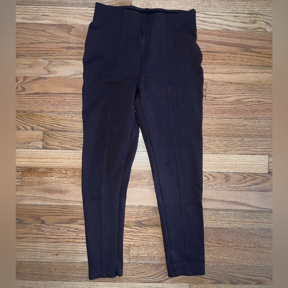 Brown High-Waisted Leggings